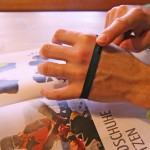 Alternatively, you can measure the hand circumference with a tape or a piece of string. Avoid elastic or stretch tapes